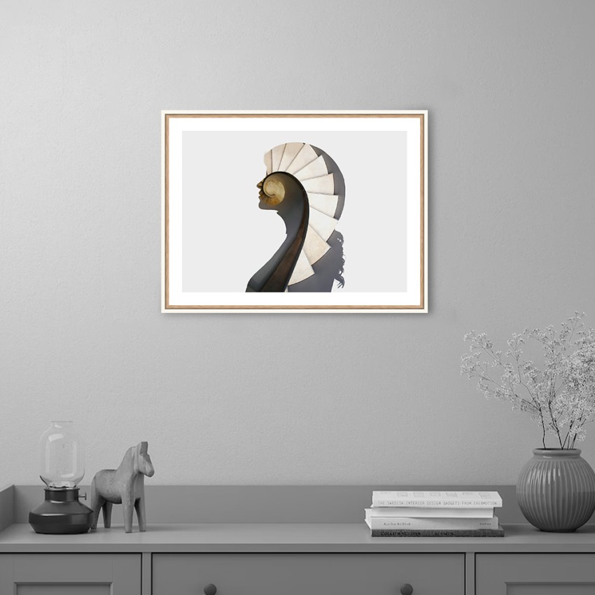 Moderne portretfoto print wenteltrap 30x40cm Unika 0050 Aanbieding Moderne portretfoto print wenteltrap 30x40cm Unika 0050 Aanbieding