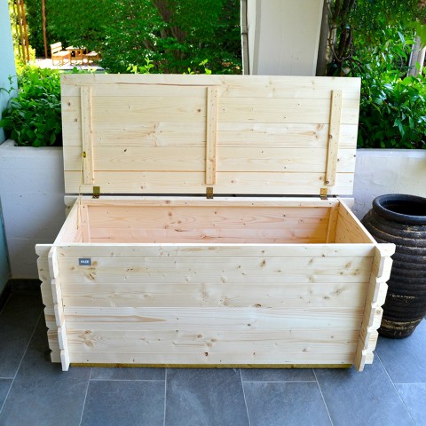Tuinbank opbergkist houten buiten 250L Giove Aanbieding