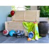 Tuinbank opbergkist houten buiten 250L Giove Aanbod