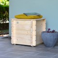 Houten tuin opbergkist Gaia 99 L buitenopslag Aanbieding