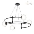Moderne hanglamp Balance Maytoni met 4 matglazen bollen in cirkelvorm ontwerp Aanbieding