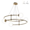 Moderne hanglamp Balance Maytoni met 4 matglazen bollen in cirkelvorm ontwerp Verkoop