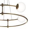 Moderne hanglamp Balance Maytoni met 4 matglazen bollen in cirkelvorm ontwerp Keuze