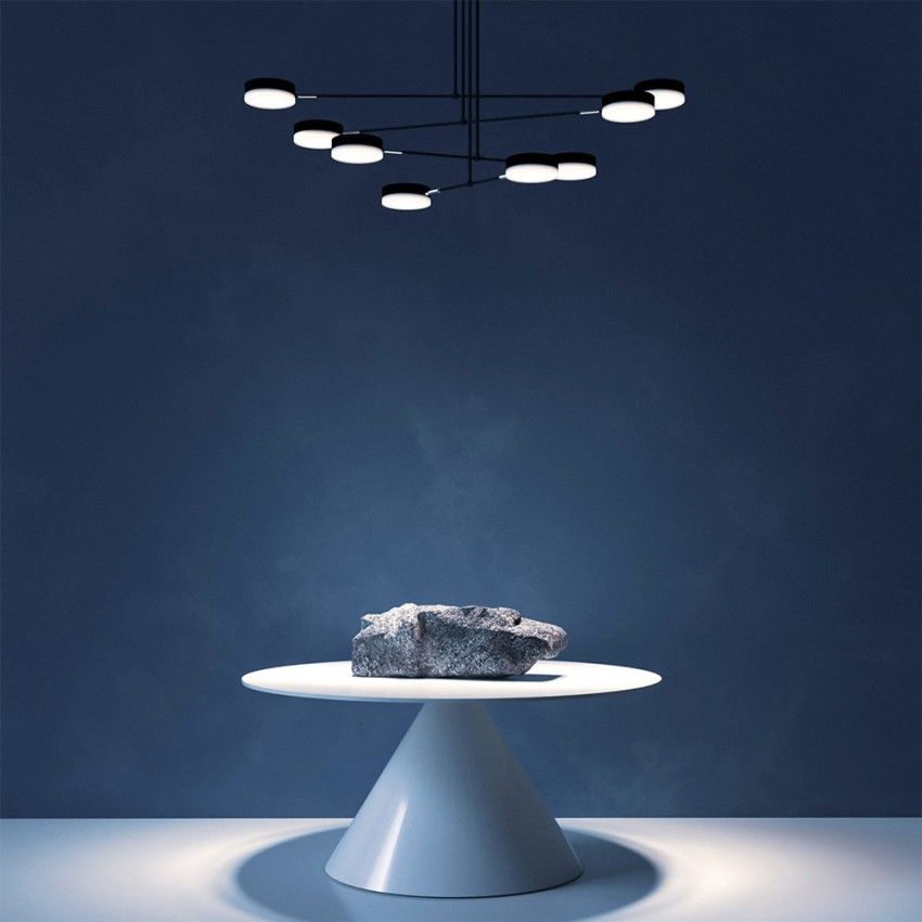 Moderne hanglamp 8 verstelbare LED-lichten Fad Maytoni Aanbieding