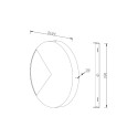 LED Wandlamp Binnengebruik Rond Ø 18cm Jupiter Maytoni Korting