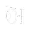 LED Wandlamp Binnengebruik Rond Ø 18cm Jupiter Maytoni Korting