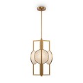 Moderne hanglamp in goudkleurig metaal met 3 lampen Marmer Maytoni Aanbieding