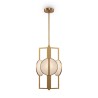 Moderne hanglamp in goudkleurig metaal met 3 lampen Marmer Maytoni Aanbieding