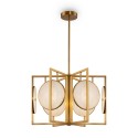 Hanglamp woonkamer 6 lichtpunten goud metaal Marmer Maytoni Verkoop