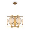 Hanglamp woonkamer 6 lichtpunten goud metaal Marmer Maytoni Verkoop