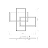 LED Plafondlamp Modern Design Woonkamer Restaurant Rida Maytoni Model