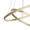 Moderne LED hanglamp met 2 ringen voor woonkamer Rim Maytoni Korting