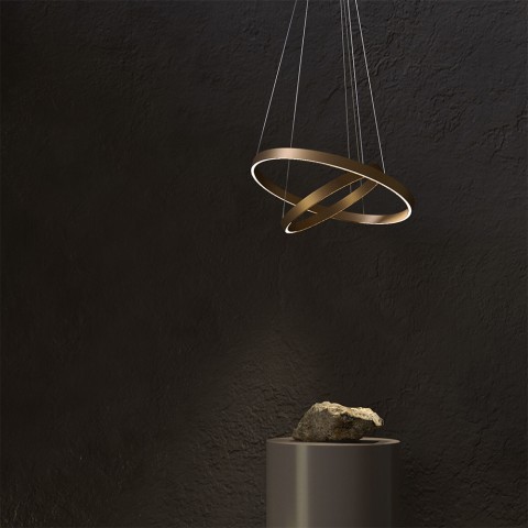 Moderne LED hanglamp met 2 ringen voor woonkamer Rim Maytoni Aanbieding