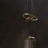 Moderne LED hanglamp met 2 ringen voor woonkamer Rim Maytoni Aanbieding