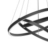 Maytoni Rim LED Hanglamp Zwart - 3 Verstelbare Ringen Verkoop