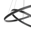 Moderne verstelbare zwarte plafondlamp 2 ringen LED Rim Maytoni Korting