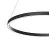 Zwarte LED hanglamp ring Ø 80cm Rim Maytoni Verkoop