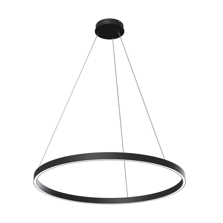 Zwarte LED hanglamp ring Ø 80cm Rim Maytoni Aanbieding Zwarte LED hanglamp ring Ø 80cm Rim Maytoni Aanbieding