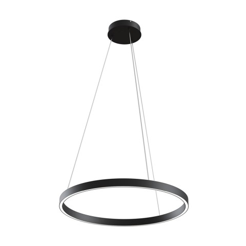 LED hanglamp zwarte cirkel Ø 60cm Rim Maytoni