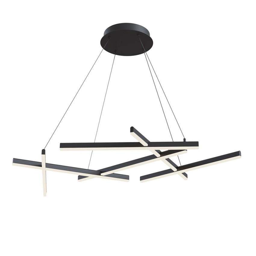 Moderne zwarte hanglamp LED keuken woonkamer Line Maytoni Aanbieding Moderne zwarte hanglamp LED keuken woonkamer Line Maytoni Aanbieding