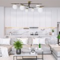 Plafondlamp bollen wit mat Nostalgia Maytoni Aanbieding