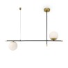 Moderne hangende plafondlamp metaal 2 bollen Nostalgia Maytoni Aanbieding