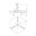 Moderne zwarte en gouden hanglamp Nostalgia Maytoni Korting