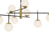 Moderne zwarte en gouden hanglamp Nostalgia Maytoni Aanbod