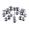 Plafondlamp chroom met glazen bollen rookglas Dallas Maytoni Aanbod