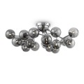 Plafondlamp chroom met glazen bollen rookglas Dallas Maytoni Aanbieding