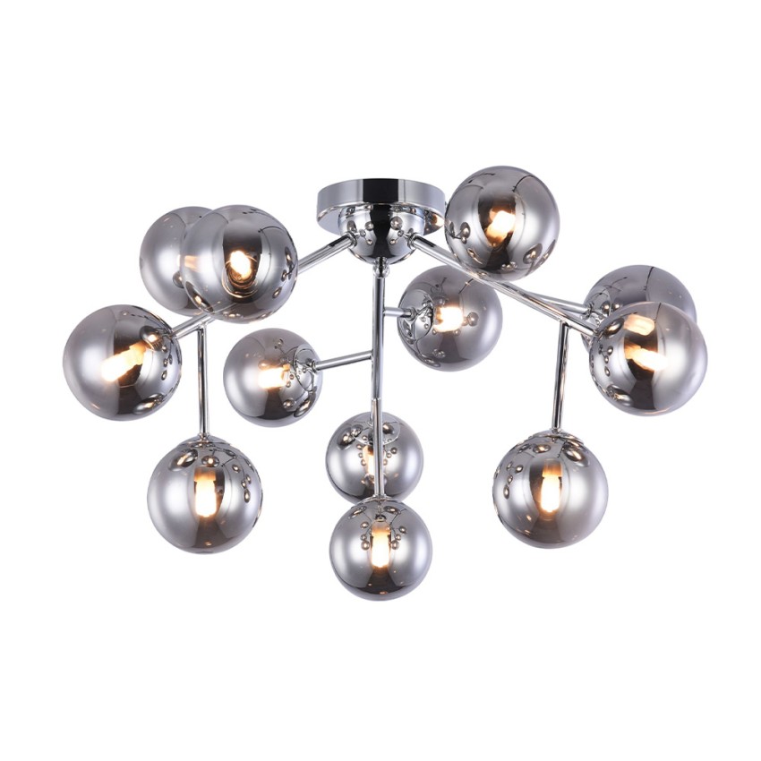 Moderne plafondlamp chroom met glazen bollen Dallas Maytoni Aanbieding Moderne plafondlamp chroom met glazen bollen Dallas Maytoni Aanbieding