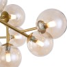 Plafondlamp woonkamer glazen bollen goud metaal Dallas Maytoni Aanbod