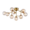 Plafondlamp messing met glazen bollen Dallas Maytoni Aanbieding