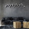 Hanglamp met chroom bollen voor woonkamer tafel Dallas Maytoni Voorraad