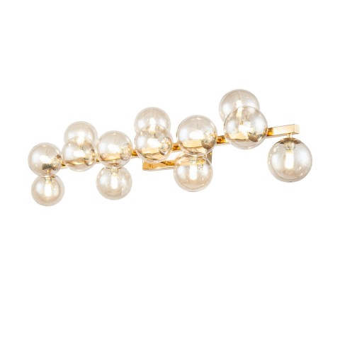 Moderne wandlamp goud met glazen bollen Dallas Maytoni Aanbieding