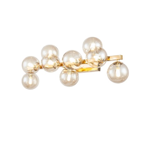 Gouden wandlamp met glazen bollen Dallas Maytoni Aanbieding