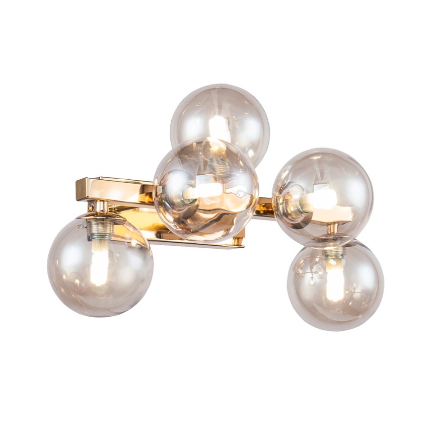 Klassieke gouden wandlamp met glazen bollen Dallas Maytoni Aanbieding Klassieke gouden wandlamp met glazen bollen Dallas Maytoni Aanbieding