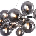Moderne hanglamp met 25 chromen bollen Dallas Maytoni Korting
