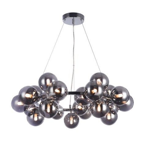 Moderne hanglamp met 25 chromen bollen Dallas Maytoni Aanbieding