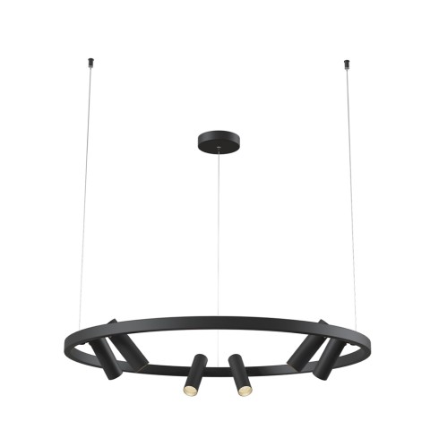 Zwarte hanglamp met verstelbare LED spots Satellite Maytoni Aanbieding
