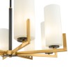 Moderne messing kroonluchter plafondlamp met 8 lampen Fortano Maytoni Aanbod