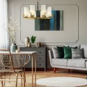 Moderne messing kroonluchter plafondlamp met 8 lampen Fortano Maytoni Aanbieding