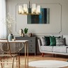 Moderne messing kroonluchter plafondlamp met 8 lampen Fortano Maytoni Aanbieding