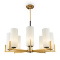 Moderne messing kroonluchter plafondlamp met 8 lampen Fortano Maytoni Verkoop