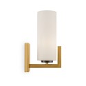 Klassieke wandlamp van messing met wit glas Fortano Maytoni Aanbod