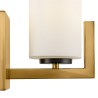 Klassieke wandlamp van messing met wit glas Fortano Maytoni Korting