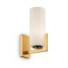 Klassieke wandlamp van messing met wit glas Fortano Maytoni Verkoop