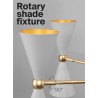 Hanglamp met draaiende kegelvormige lichtdiffusers Vesper Maytoni Keuze