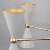 Hanglamp met draaiende kegelvormige lichtdiffusers Vesper Maytoni Voorraad