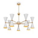Hanglamp met draaiende kegelvormige lichtdiffusers Vesper Maytoni Kortingen